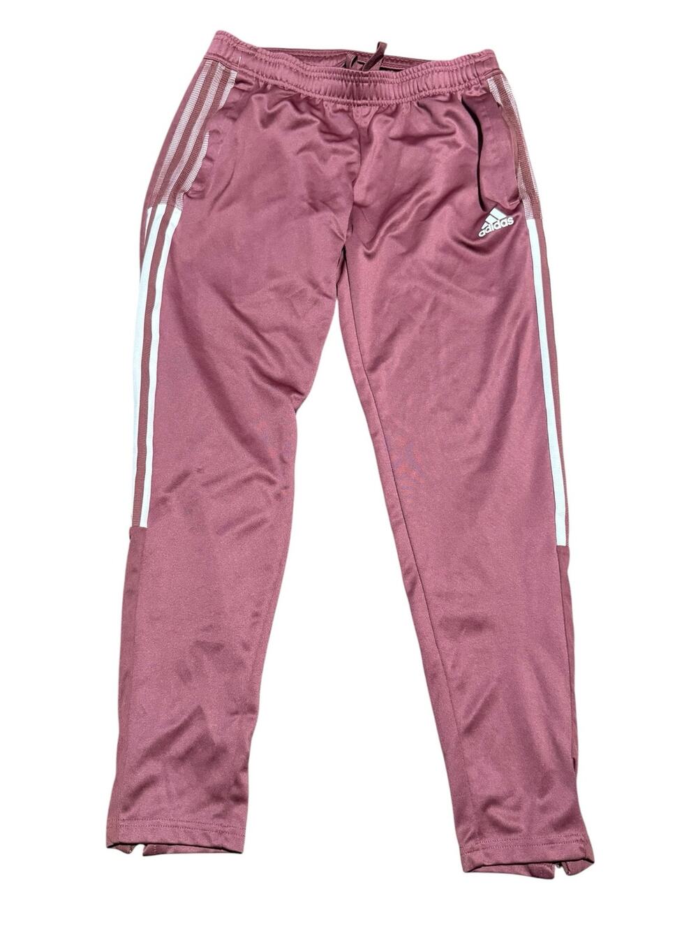 Adidas Tiro Aeroready Track Jogger Pants, Burgundy, Ankle Zippers, Women Medium